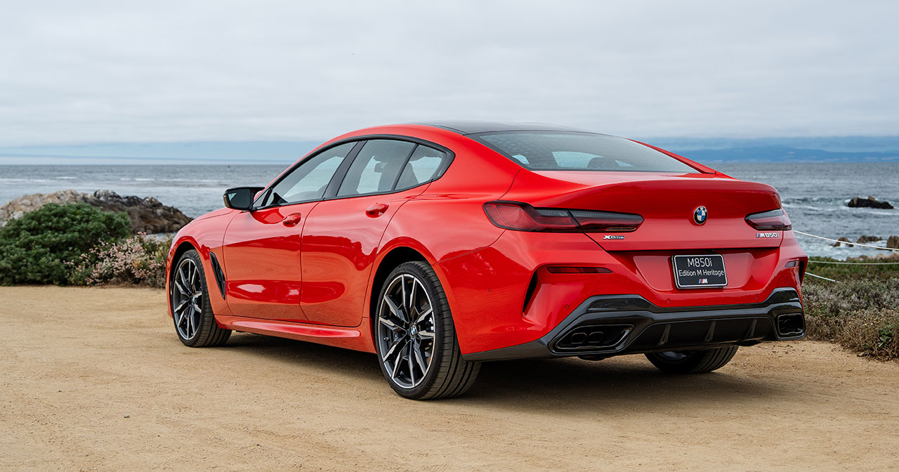 Vista generale della BMW M850i Edition M Heritage