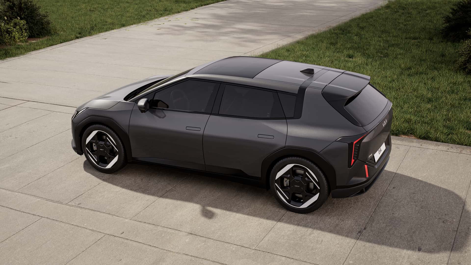Design del frontale della Kia EV4 Design del frontale della Kia EV4