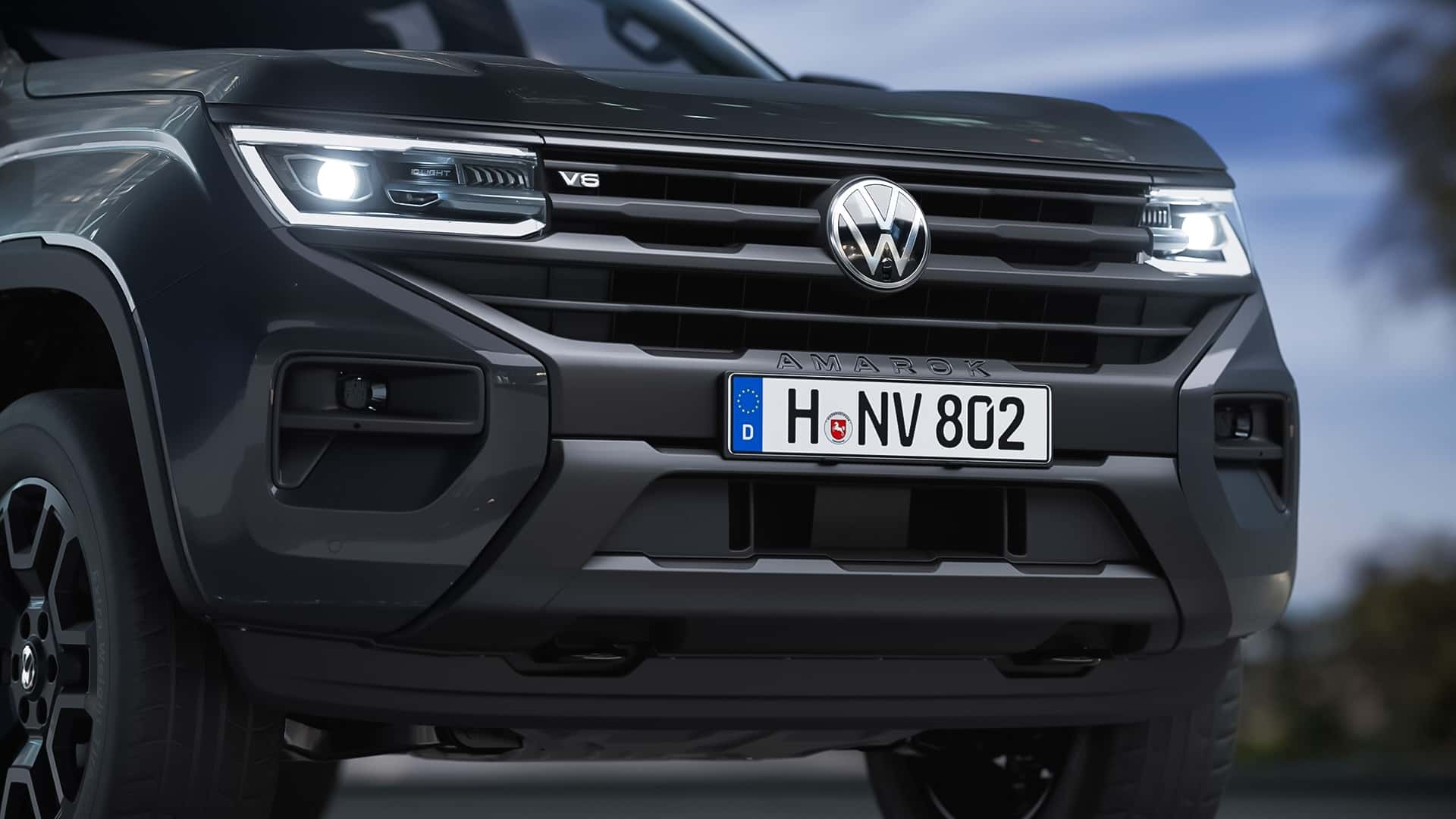 Interni del Volkswagen Amarok Dark Label