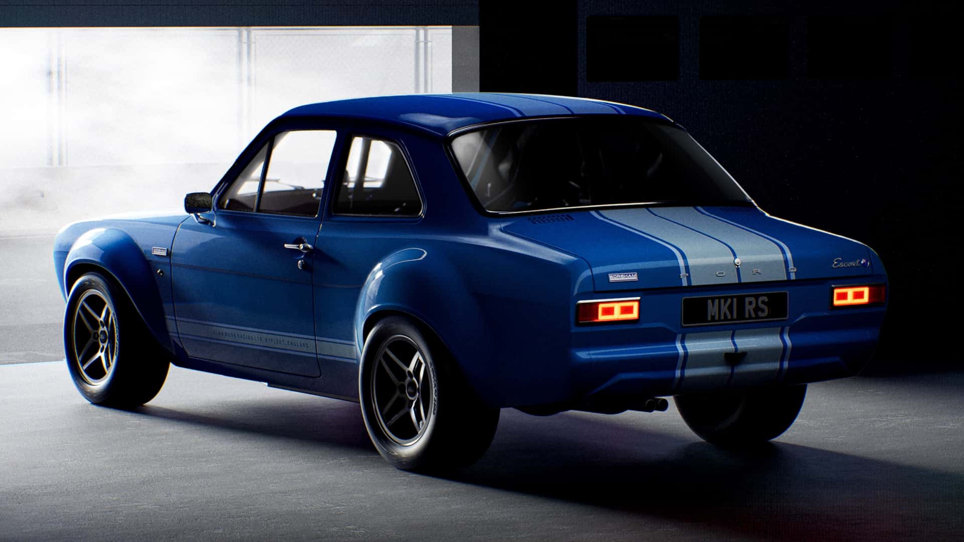 Interni della Ford Escort Mk1 RS