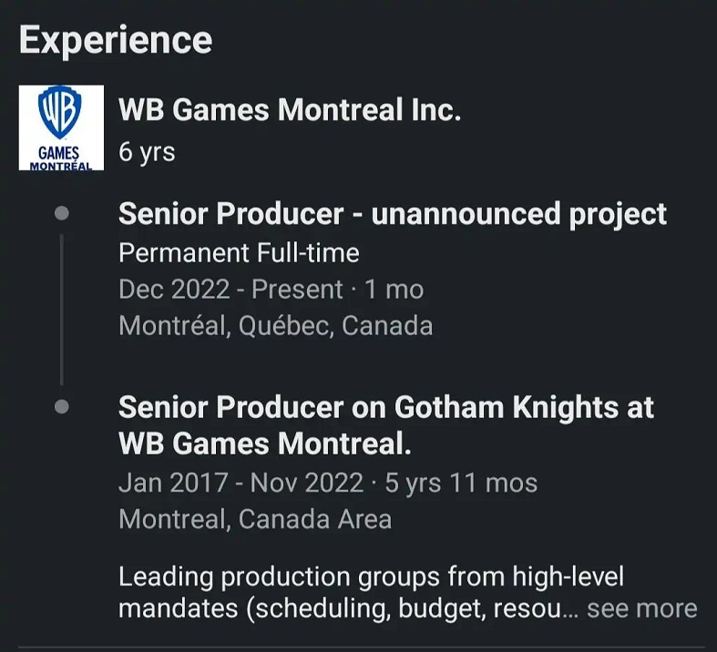 Gli sviluppatori di Gotham Knights sono già al lavoro su un nuovo gioco basato sull'universo DC Comics-2 Gli sviluppatori di Gotham Knights sono già al lavoro su un nuovo gioco basato sull'universo DC Comics-2