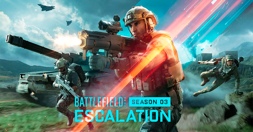 Electronic Arts mostrerà il 17 novembre un trailer di gameplay per la terza stagione di Battlefield 2042, chiamata "Escalation". Electronic Arts mostrerà il 17 novembre un trailer di gameplay per la terza stagione di Battlefield 2042, chiamata "Escalation".