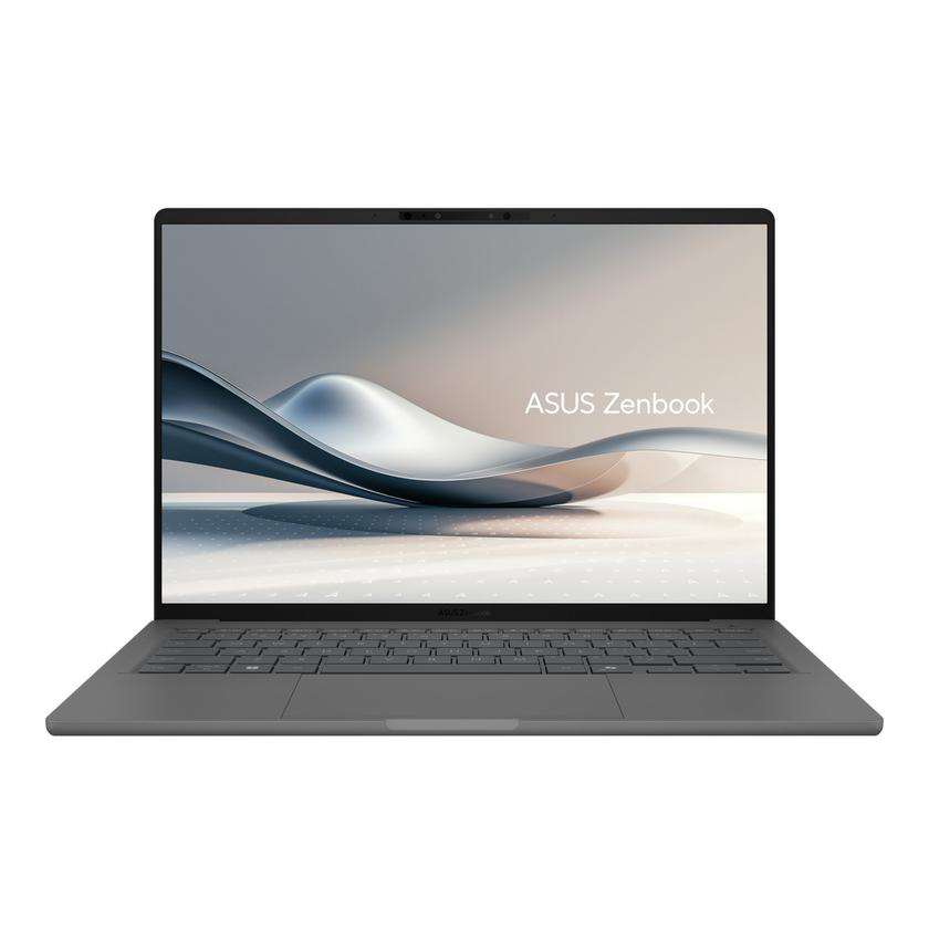 Il portatile ASUS Zenbook A14 da diverse angolazioni