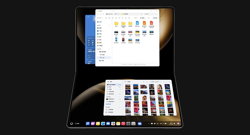 MateBook Fold Ultimate Design - vista non piegata MateBook Fold Ultimate Design - vista non piegata