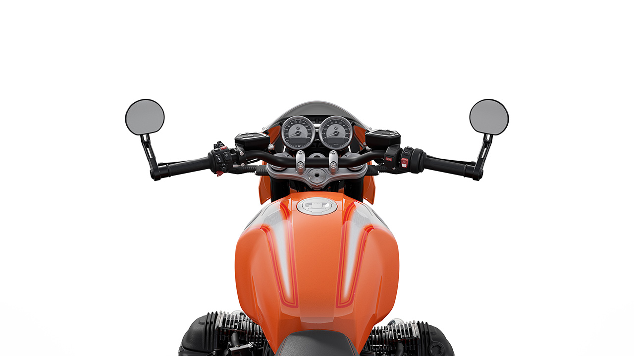Vista posteriore della BMW R 12 S Vista posteriore della BMW R 12 S