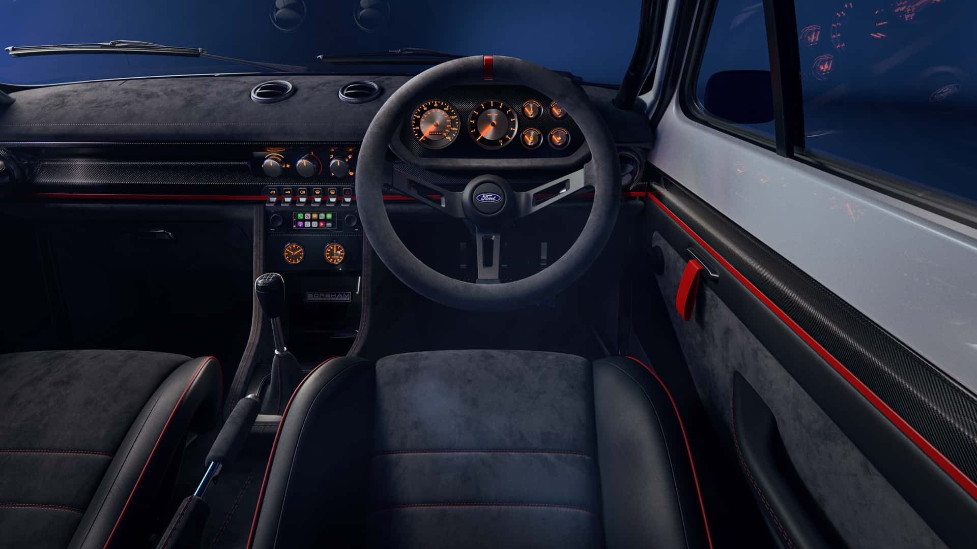 Ford Escort Mk1 RS, parti cromate