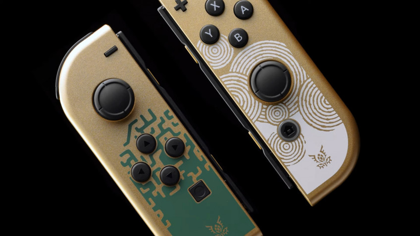Nintendo ha presentato un'edizione limitata della console Switch OLED, che riprende lo stile di The Legend of Zelda: Tears of the Kingdom.-3 Nintendo ha presentato un'edizione limitata della console Switch OLED, che riprende lo stile di The Legend of Zelda: Tears of the Kingdom.-3