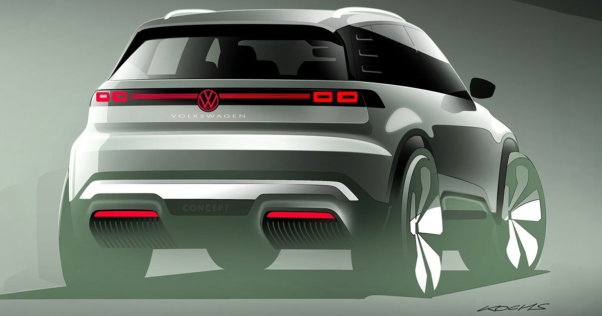 Crossover elettrico Volkswagen - concetto 2 Crossover elettrico Volkswagen - concetto 2