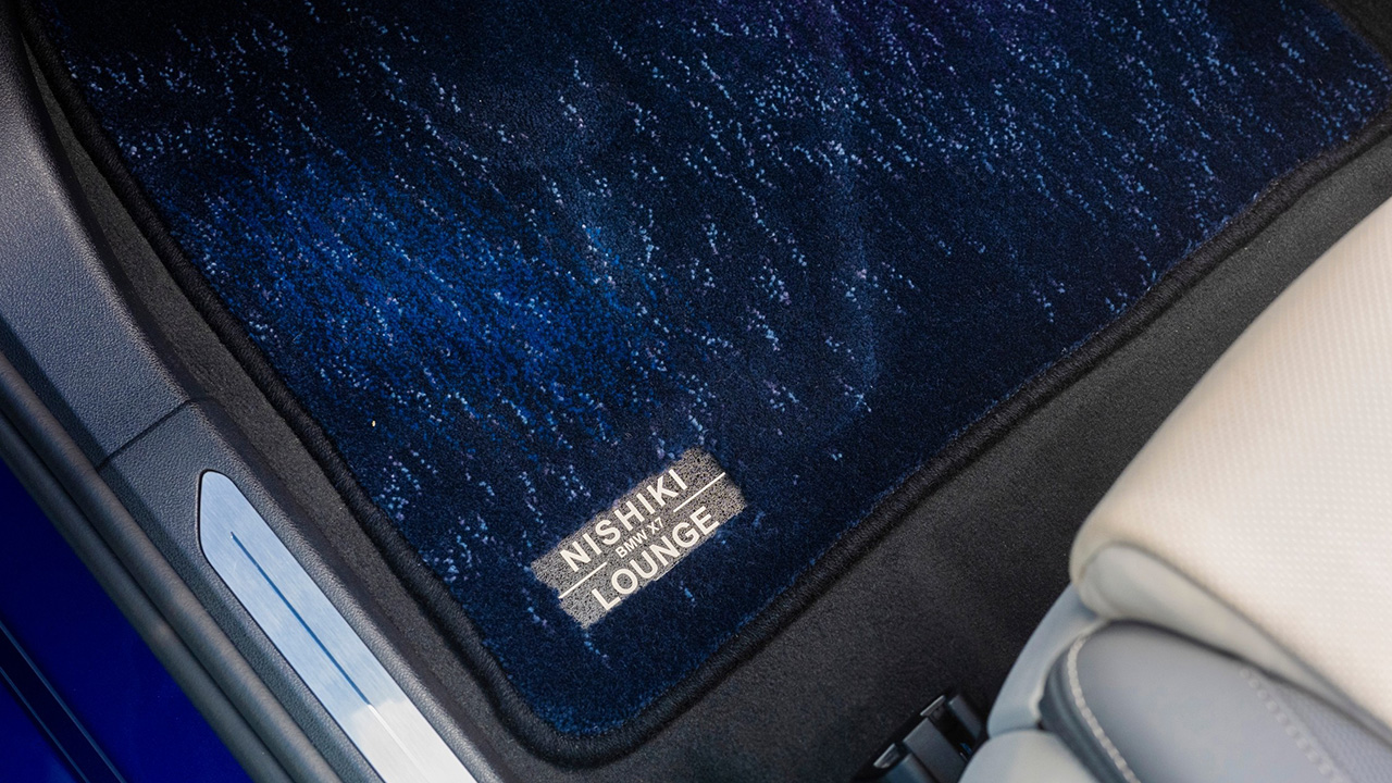 BMW X7 Nishiki Lounge dettagli dell'allestimento BMW X7 Nishiki Lounge dettagli dell'allestimento