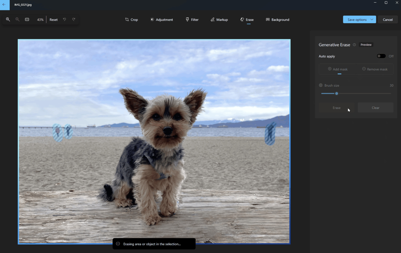 Microsoft aggiunge all'app Windows Photos uno strumento di cancellazione generativa degli oggetti alimentato dall'intelligenza artificiale Microsoft aggiunge all'app Windows Photos uno strumento di cancellazione generativa degli oggetti alimentato dall'intelligenza artificiale