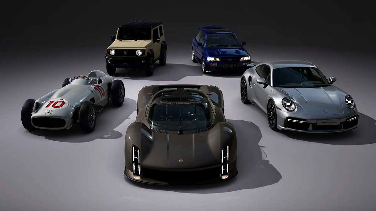È stato rilasciato l'aggiornamento di novembre per il simulatore di corse Gran Turismo 7, che porterà nel gioco cinque auto famose, tra cui la Porsche Mission X. È stato rilasciato l'aggiornamento di novembre per il simulatore di corse Gran Turismo 7, che porterà nel gioco cinque auto famose, tra cui la Porsche Mission X.