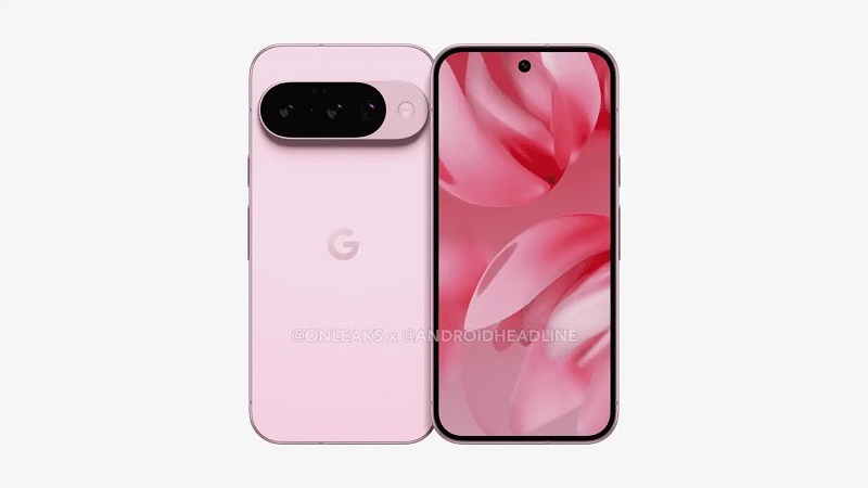 Rendering del pannello posteriore di Google Pixel 10 Rendering del pannello posteriore di Google Pixel 10