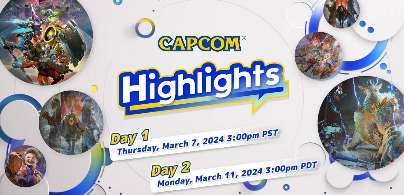 Capcom ha annunciato la propria presentazione, che si terrà l'8 e il 12 marzo. Capcom ha annunciato la propria presentazione, che si terrà l'8 e il 12 marzo.