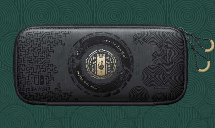 Nintendo ha presentato un'edizione limitata della console Switch OLED, che riprende lo stile di The Legend of Zelda: Tears of the Kingdom.-4 Nintendo ha presentato un'edizione limitata della console Switch OLED, che riprende lo stile di The Legend of Zelda: Tears of the Kingdom.-4