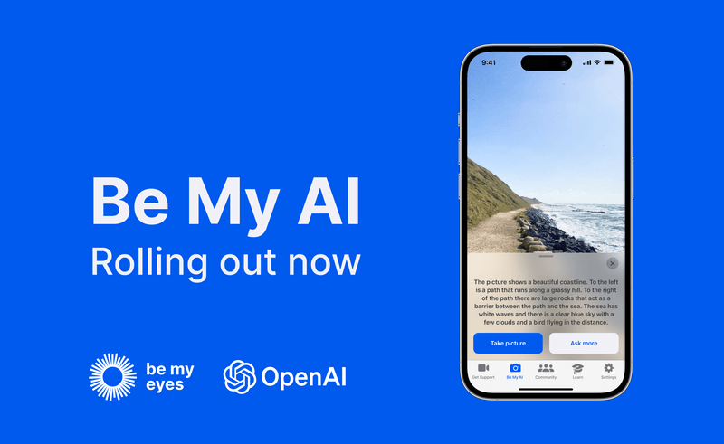 Microsoft integra l'applicazione Be My Eyes AI basata su GPT-4 per supportare i clienti con disabilità visive Microsoft integra l'applicazione Be My Eyes AI basata su GPT-4 per supportare i clienti con disabilità visive