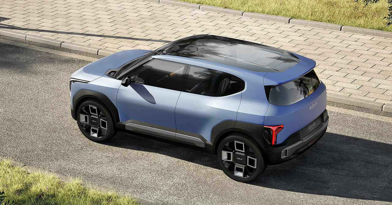 Kia EV2 anteriore Kia EV2 anteriore