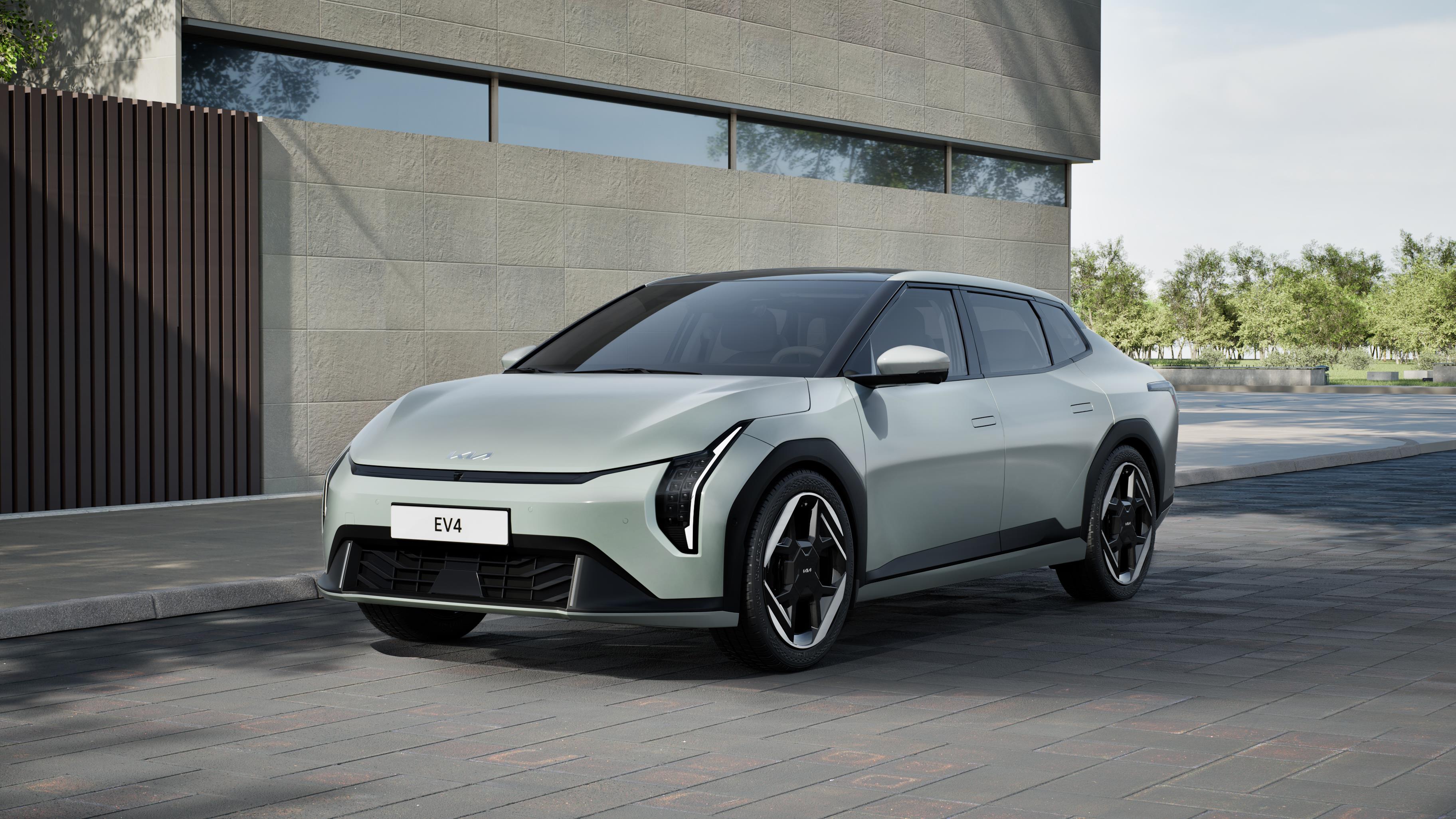 Kia EV4 vista esterna Kia EV4 vista esterna