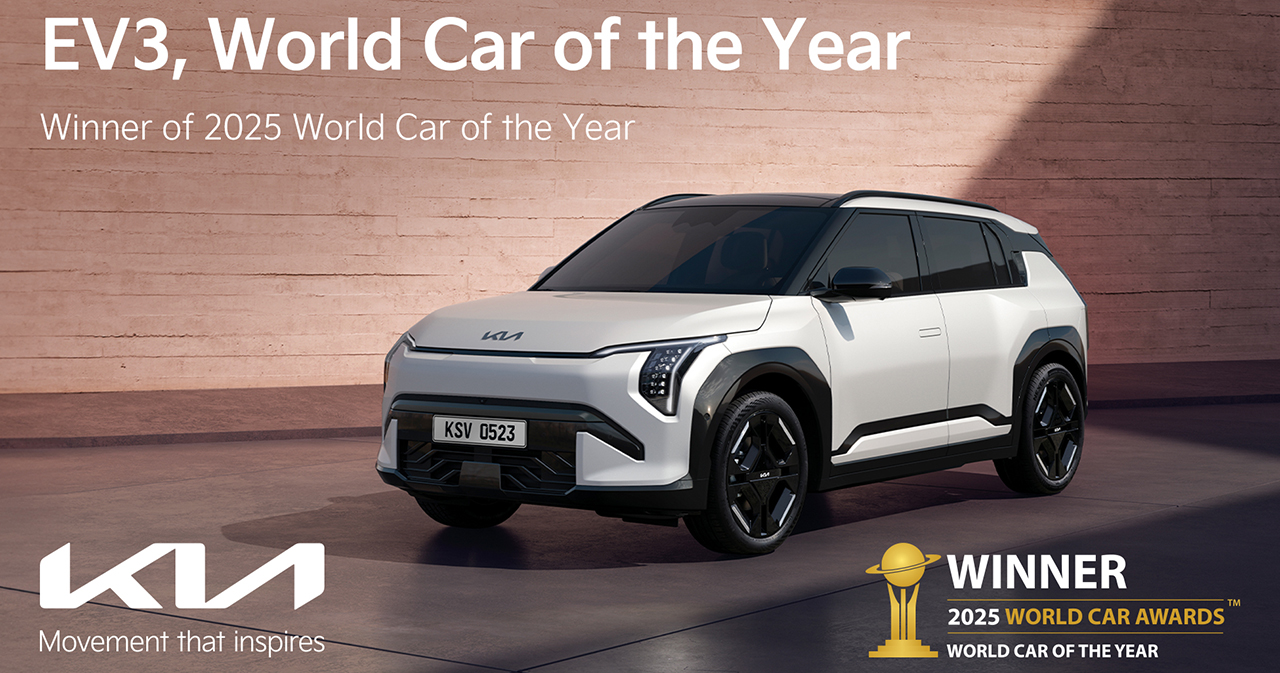 Kia EV3 Kia EV3 vince la nomination 'World Car of the Year 2025'