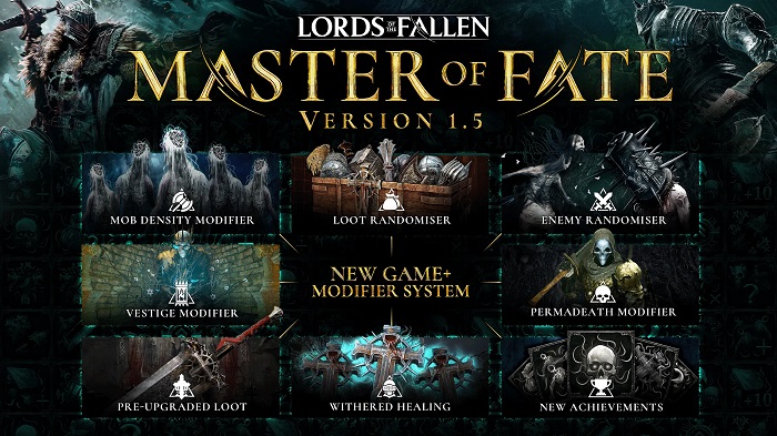 È stato rilasciato un importante aggiornamento di Master of Fate per Lords of the Fallen, che metterà fine al supporto per l'oscuro action-RPG.-2 È stato rilasciato un importante aggiornamento di Master of Fate per Lords of the Fallen, che metterà fine al supporto per l'oscuro action-RPG.-2