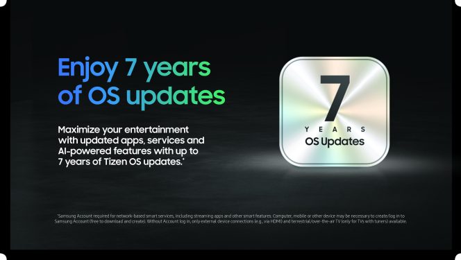 7 anni di OS Badge per i TV Samsung 7 anni di OS Badge per i TV Samsung