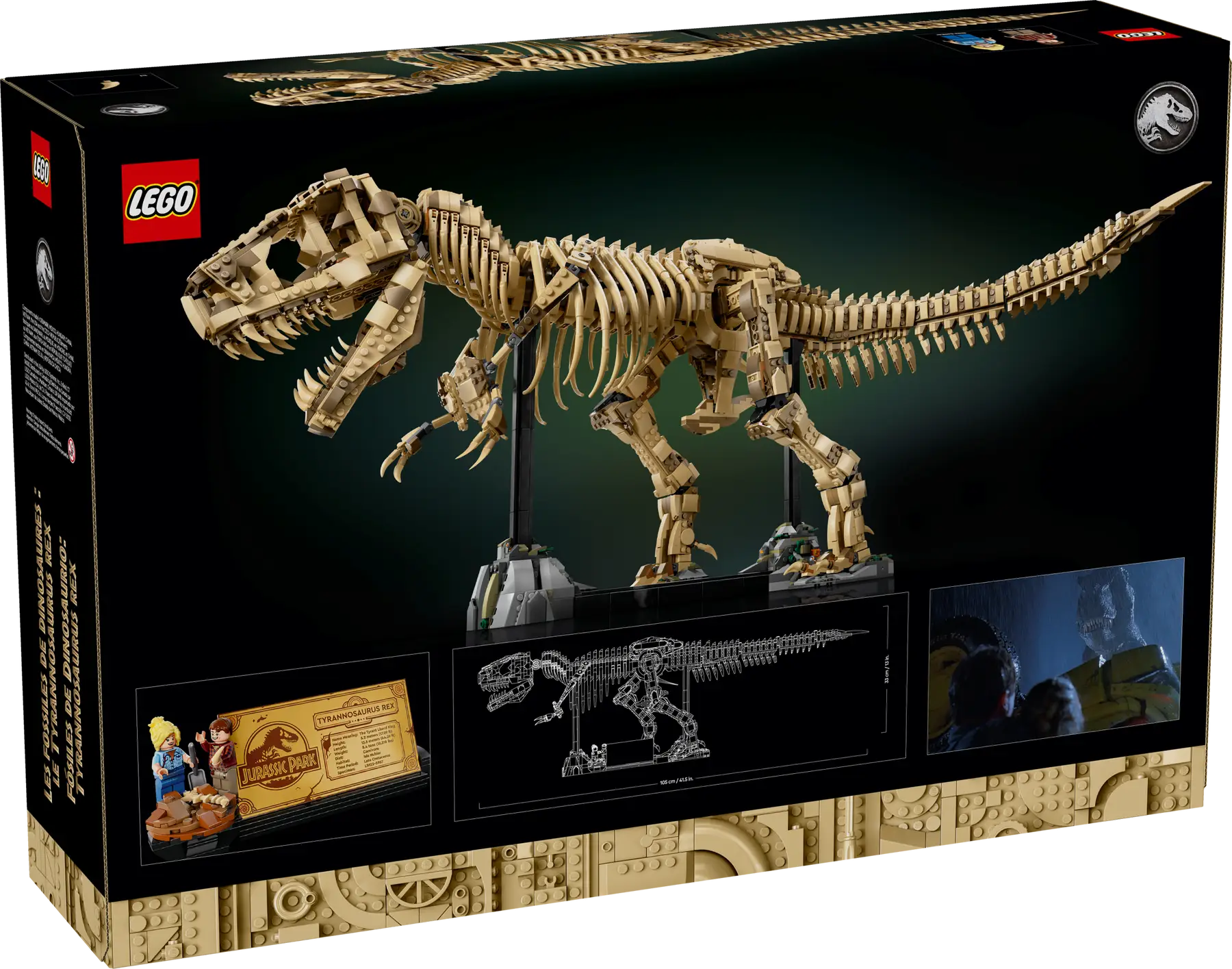 Scheletro di T-Rex del set LEGO Scheletro di T-Rex del set LEGO
