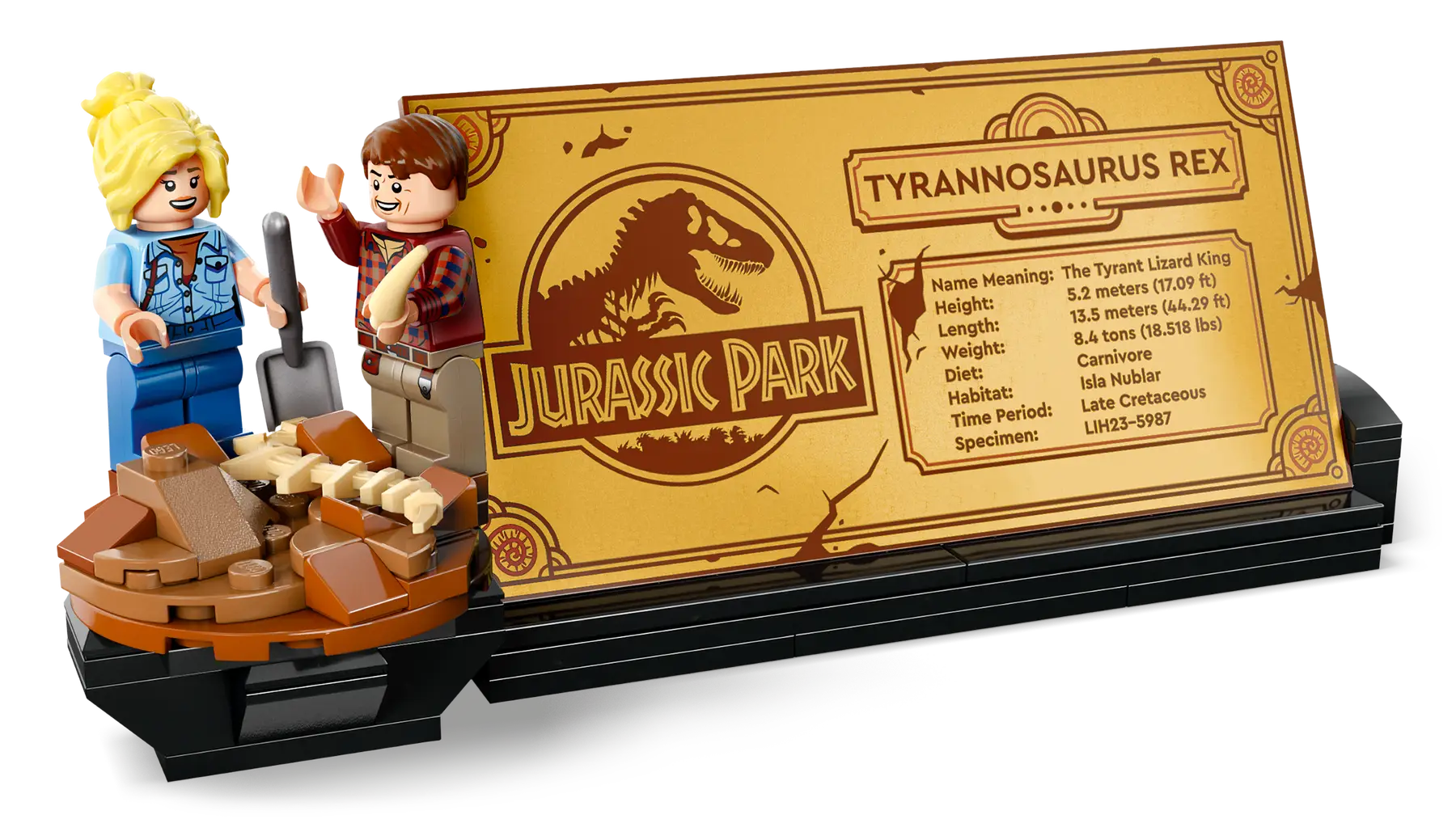 Tabellone informativo e stand per T-Rex Tabellone informativo e stand per T-Rex