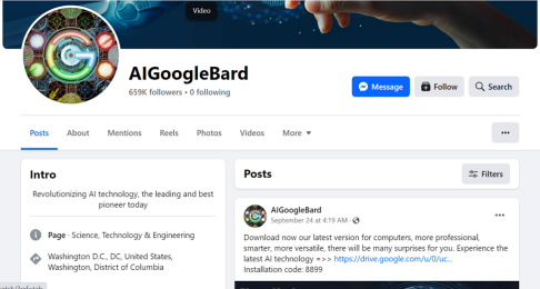 Google denuncia i truffatori che hanno sfruttato il clamore del Bard per diffondere malware-2 Google denuncia i truffatori che hanno sfruttato il clamore del Bard per diffondere malware-2