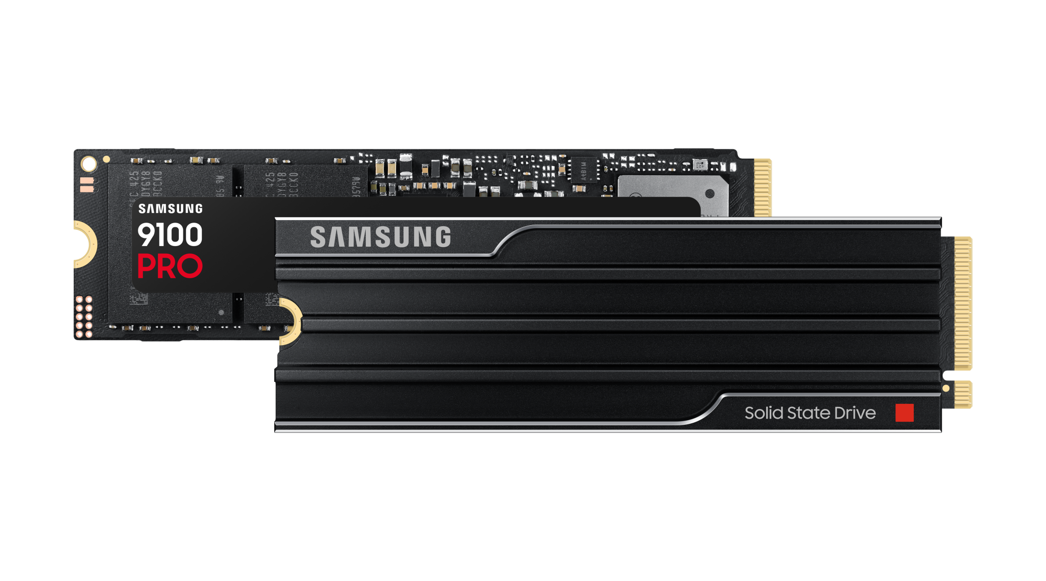SSD Samsung 9100 Pro senza dissipatore di calore SSD Samsung 9100 Pro senza dissipatore di calore