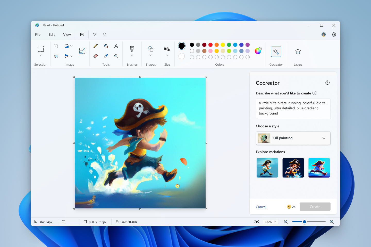 Microsoft sta testando un generatore di immagini basato su DALL-E in Paint per Windows 11 Microsoft sta testando un generatore di immagini basato su DALL-E in Paint per Windows 11
