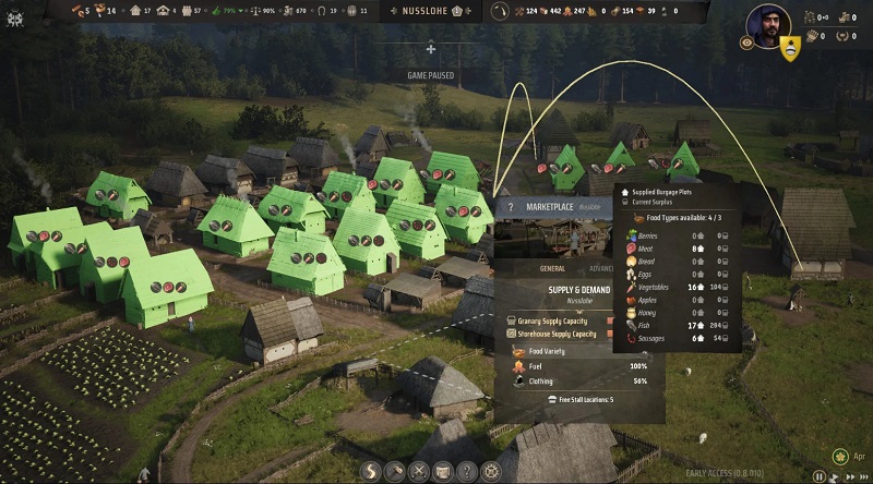 La prossima patch principale aggiungerà due nuove mappe a Manor Lords, la possibilità di migliorare gli edifici e una distribuzione aggiornata di birra e merci - sono stati pubblicati degli screenshot.-14 La prossima patch principale aggiungerà due nuove mappe a Manor Lords, la possibilità di migliorare gli edifici e una distribuzione aggiornata di birra e merci - sono stati pubblicati degli screenshot.-14