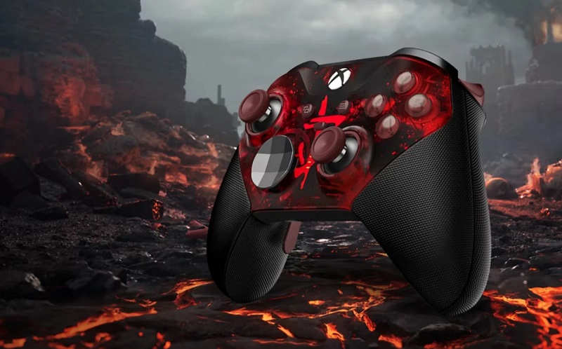 Controller Xbox Elite Series 2 nello stile di DOOM: The Dark Ages