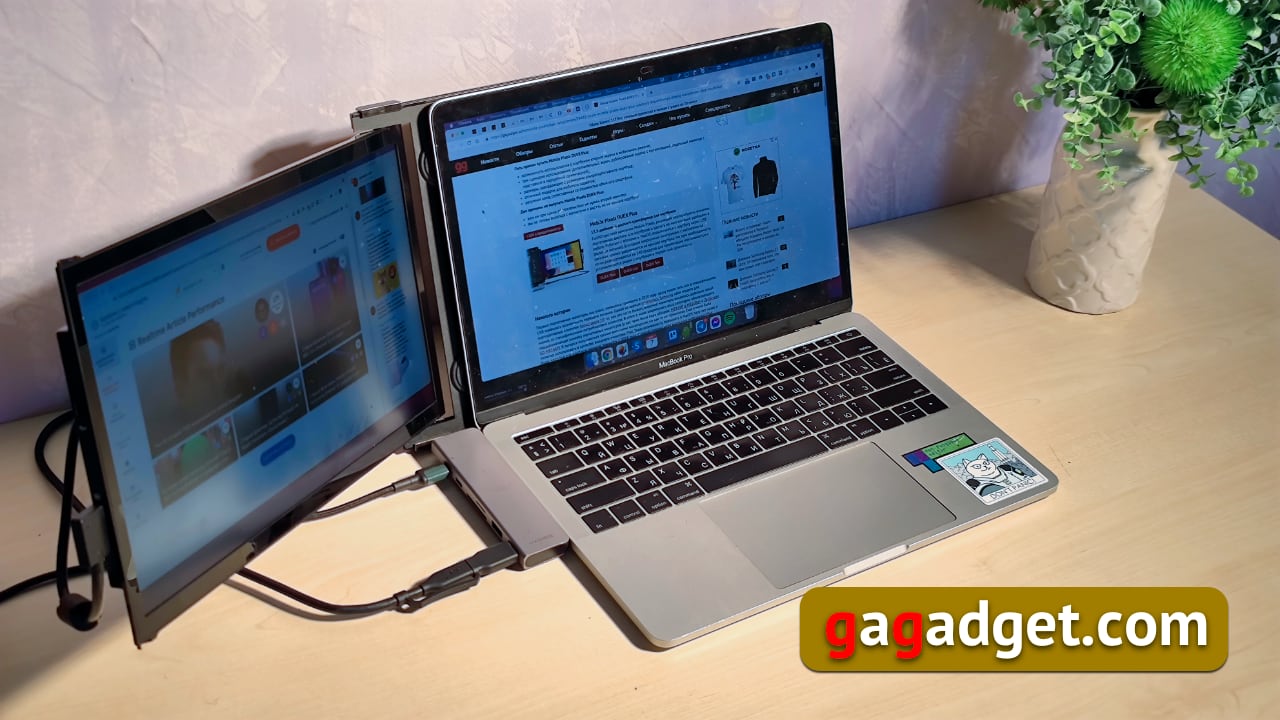 Come raddoppiare lo schermo del tuo laptop e rimanere mobile: la recensione del monitor trasformatore USB Mobile Pixels DUEX Plus-2