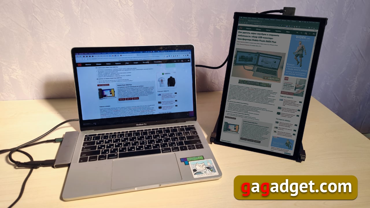Come raddoppiare lo schermo del tuo laptop e rimanere mobile: la recensione del monitor trasformatore USB Mobile Pixels DUEX Plus-58