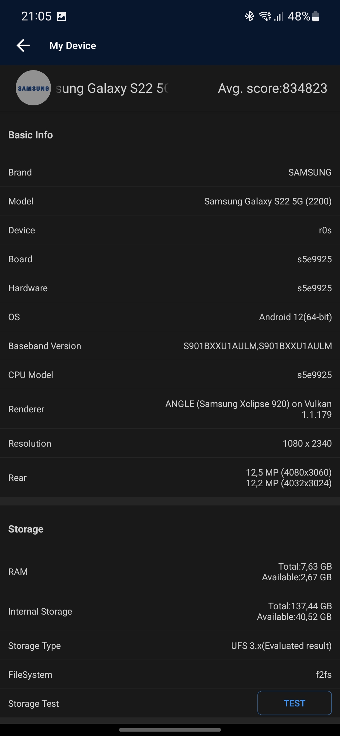 Recensione Samsung Galaxy S22 e Galaxy S22+: ammiraglie universali-113 Recensione Samsung Galaxy S22 e Galaxy S22+: ammiraglie universali-113