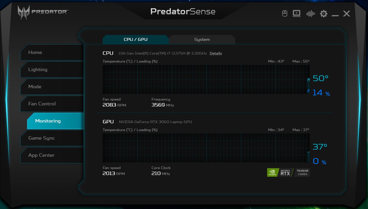 La recensione di Acer Predator Triton 300 SE: un predatore da gioco delle dimensioni di un ultrabook-97 La recensione di Acer Predator Triton 300 SE: un predatore da gioco delle dimensioni di un ultrabook-97