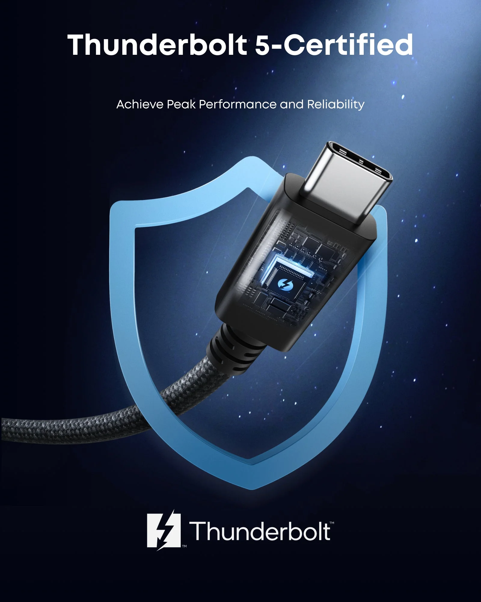Caratteristiche del cavo Anker Thunderbolt 5 Caratteristiche del cavo Anker Thunderbolt 5