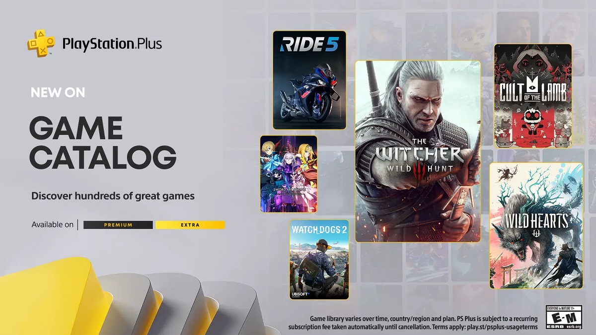 The Witcher 3, Cult of the Lamb, Watch Dogs 2 e altri giochi della nuova selezione sono già disponibili per gli abbonati a PlayStation Plus Extra e Premium.