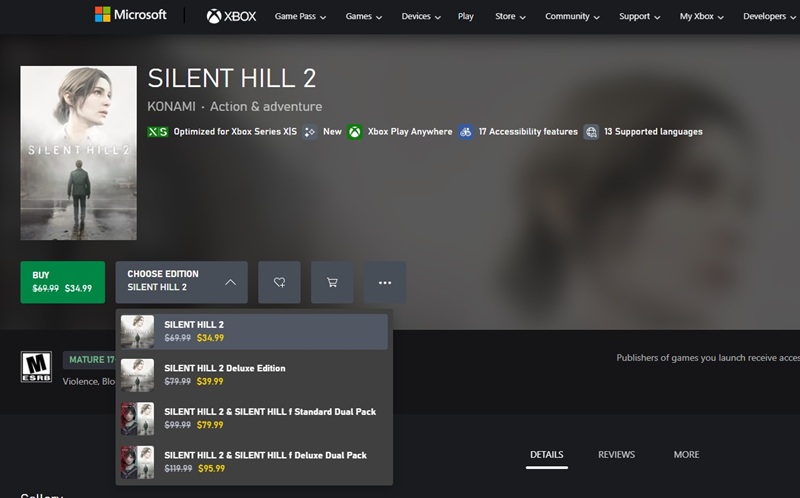 Silent Hill 2 Remake su Xbox Series