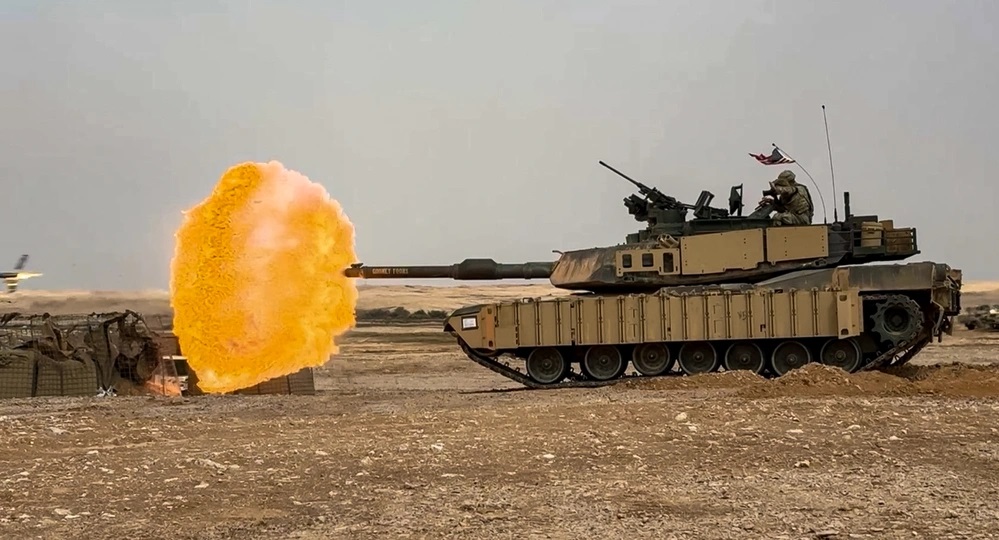M1A2 Abrams durante un'esercitazione. Illustrazione: Esercito degli Stati Uniti