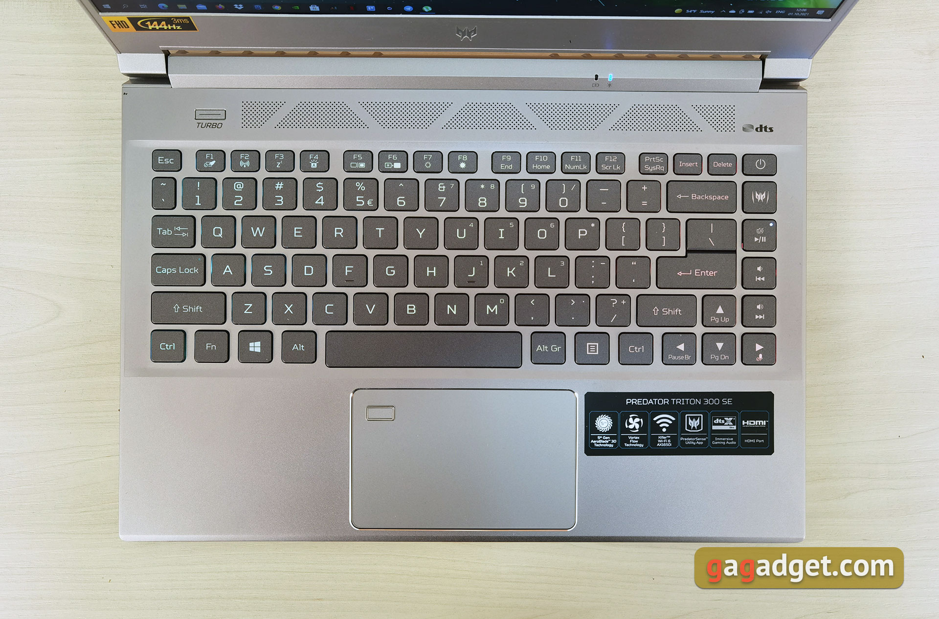 La recensione di Acer Predator Triton 300 SE: un predatore da gioco delle dimensioni di un ultrabook-18 La recensione di Acer Predator Triton 300 SE: un predatore da gioco delle dimensioni di un ultrabook-18