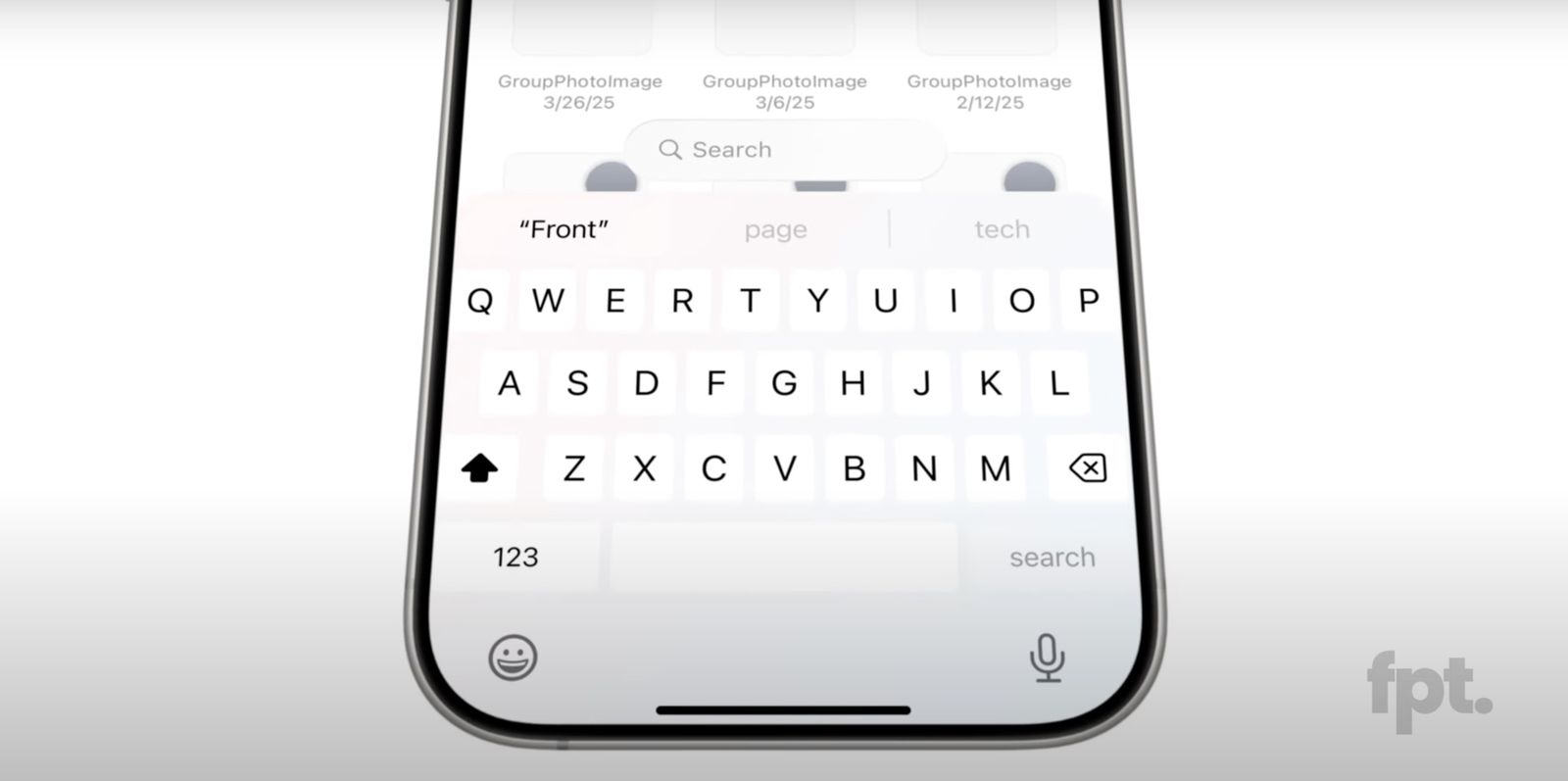 Presunta tastiera di iOS 19 Presunta tastiera di iOS 19