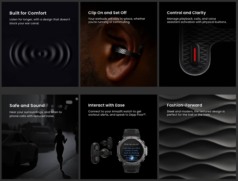 Presentate le cuffie Amazfit Up TWS per atleti e persone attive-2 Presentate le cuffie Amazfit Up TWS per atleti e persone attive-2