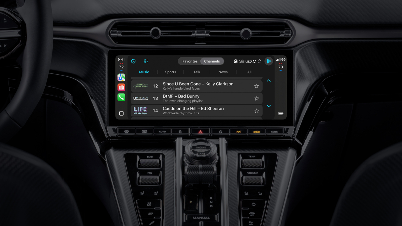 Cruscotto CarPlay Ultra con radio