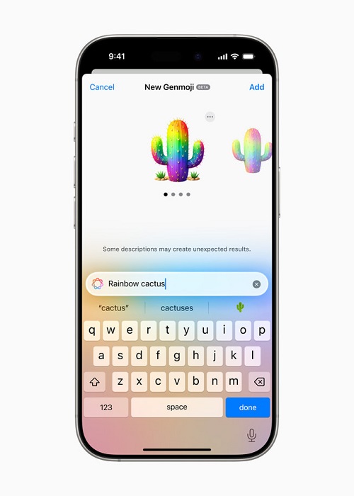 Genmoji per creare le proprie emoji Genmoji per creare le proprie emoji