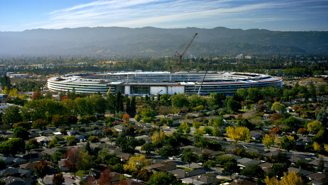 Fotografia aerea di Apple Park