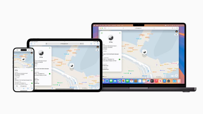 Posizione di Apple AirTag Posizione di Apple AirTag