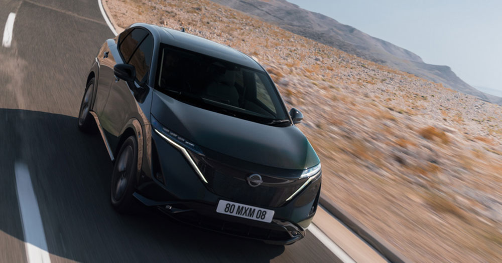 The Nissan Ariya is a crossover