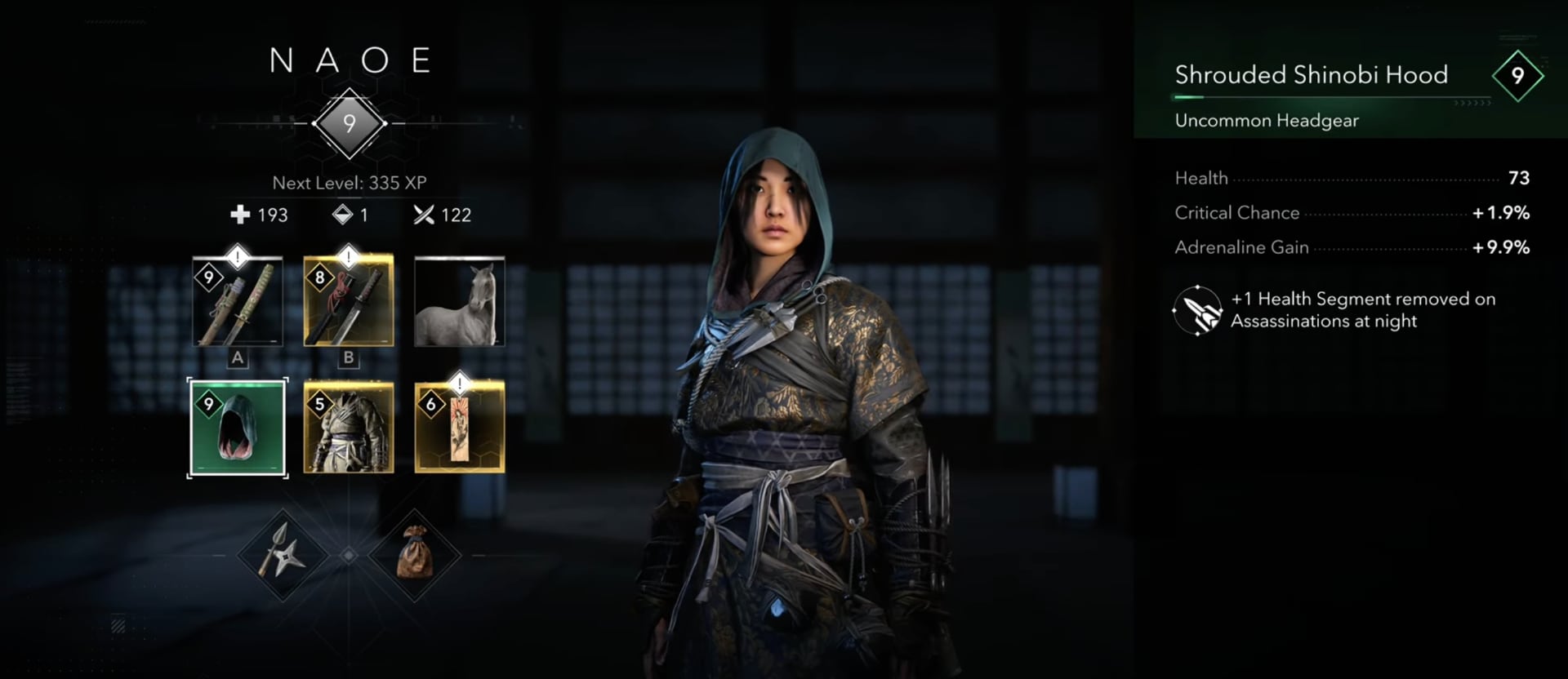 Shinobi Naoe da Assassin's Creed Shadows