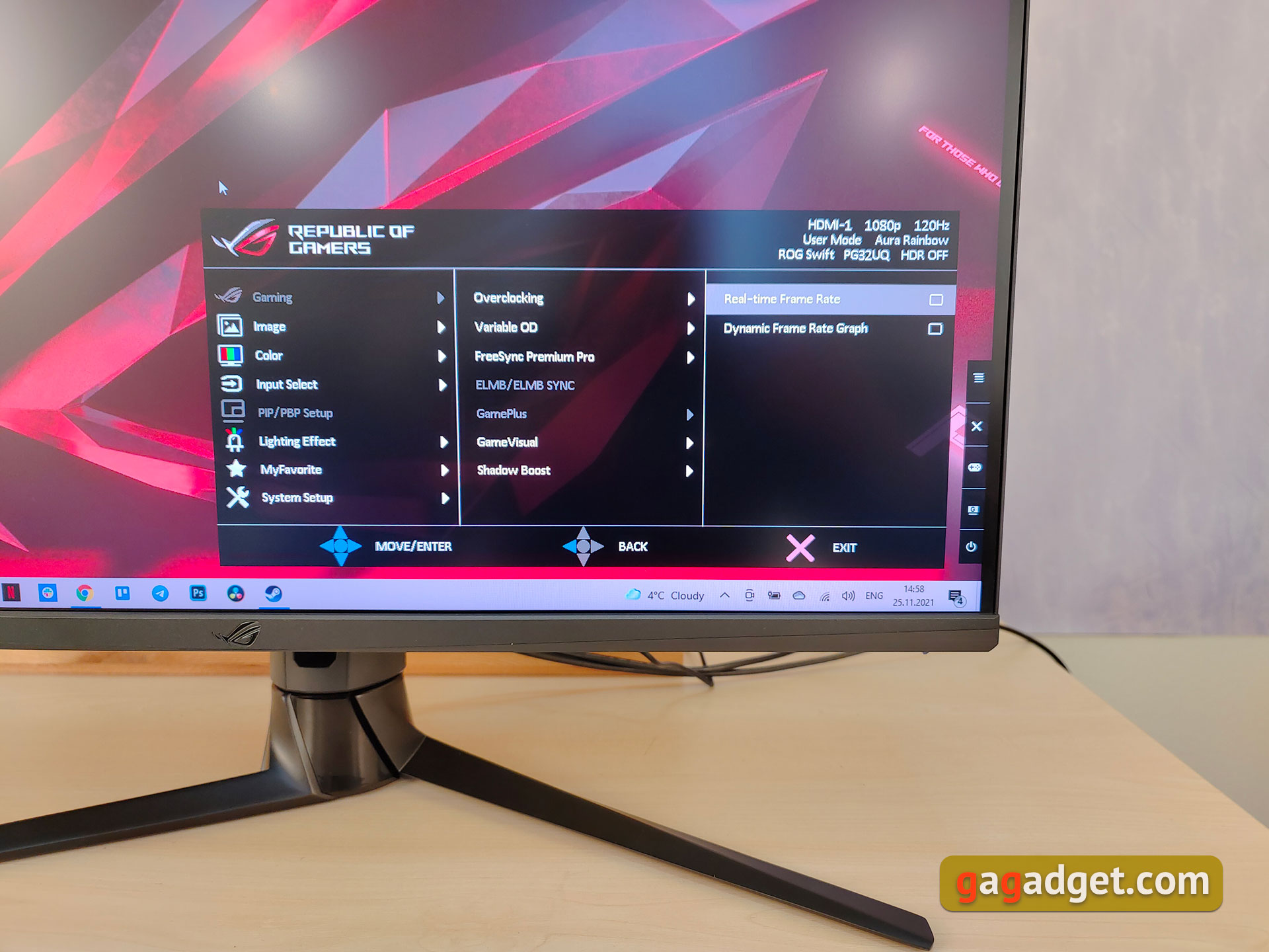 Recensione ASUS ROG Swift PG32UQ: monitor da gioco 4K a punti quantici-40
