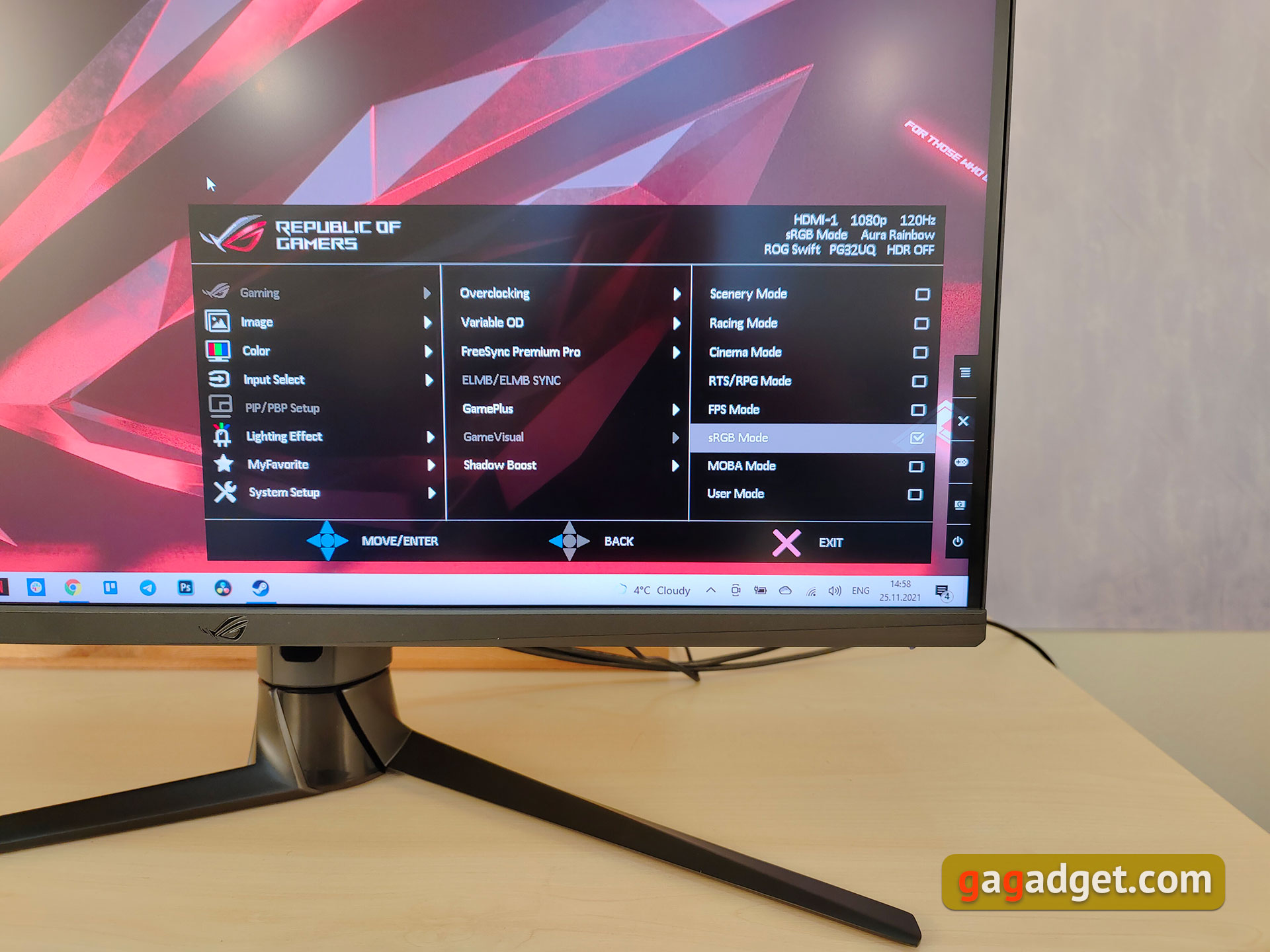 Recensione ASUS ROG Swift PG32UQ: monitor da gioco 4K a punti quantici-44